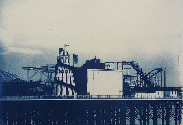 Cyanotype of Brighton Pier